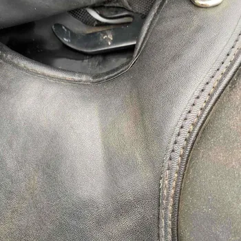 Selle Cheval Griffin Synthétique – Taille 17.5″, Noir, Neuve Avec Défauts